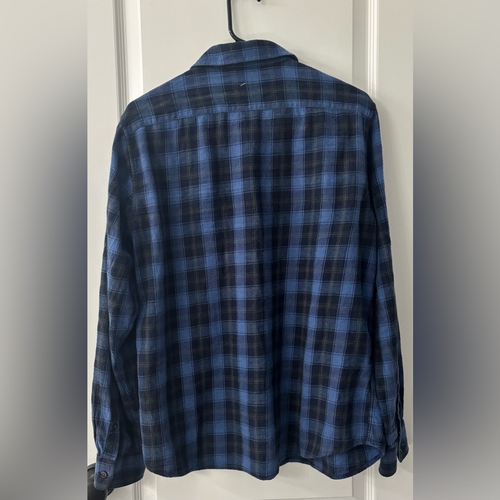 Slate & Stone Blue Plaid Casual Shirt - Picture 3 of 9